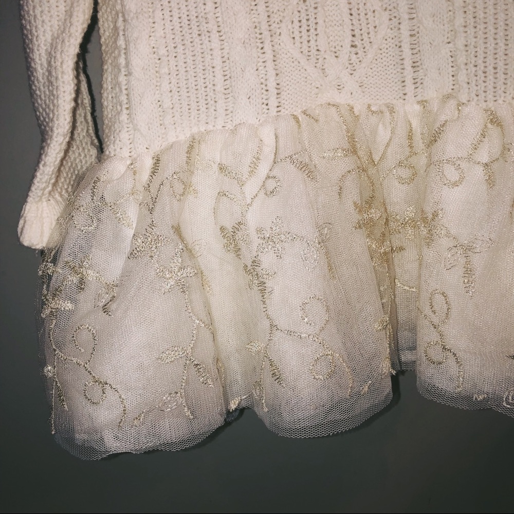 Sweater Lace Dress